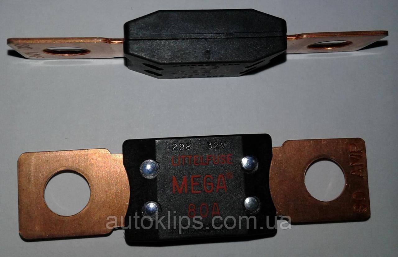 Запобіжник MEGAVAL 80А/Max.32V , фото 1