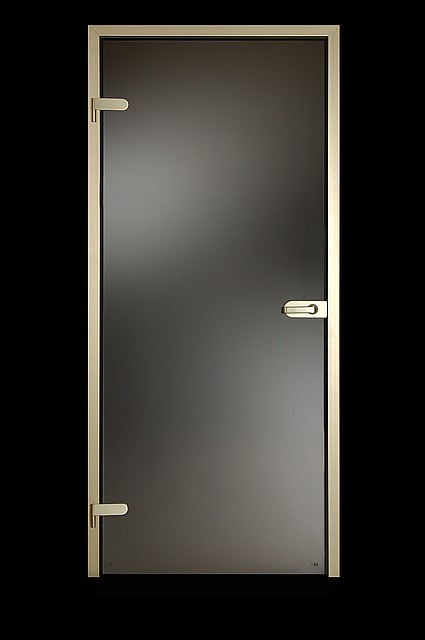 Скляні двері з тонованим бронзовим або сірим склом 800х2100 мм - фото 1 - id-p4037727