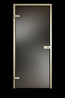 Скляні двері з тонованим бронзовим або сірим склом 900х2100 мм