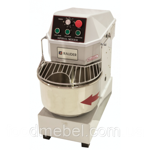 Тестомес двухскоростной Rauder LT-40-3F промышленный 380 В - купить по ...