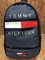 Рюкзак городской спортивный Tommy Hilfiger, Томми Хилфигер синий ( код: IBR096Z )