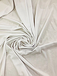 Тканина трикотаж білий (ш. 190 см) для пошиття одягу, на метраж., фото 2