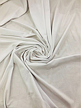 Тканина трикотаж білий (ш. 190 см) для пошиття одягу, на метраж., фото 3
