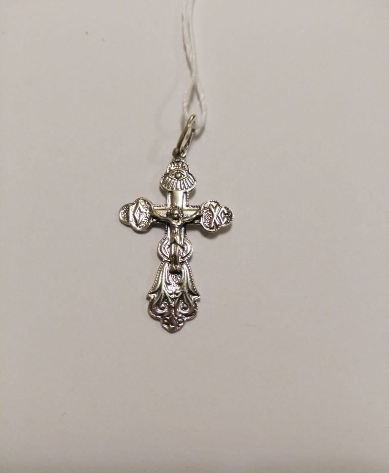 Крест из серебра православный 7014 - фото 2 - id-p627682975