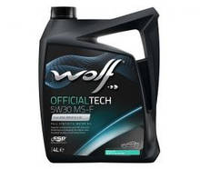 Масло Wolf Officialtech 5W-30 MS-F 4л синтетичне 8308710