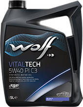 Масло Wolf Vitaltech 5W-40 PI C3 4л синтетичне 8302916