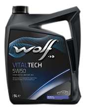 Масло Wolf Vitaltech 5W-50 5л синтетичне 8314728