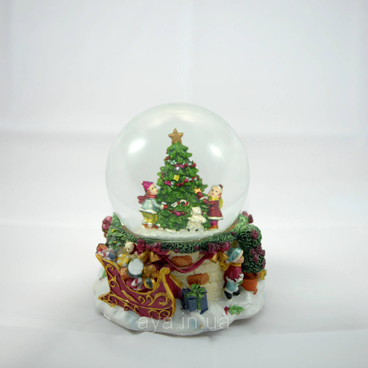 LV 181021 Новорічна куля з снігом, що падає, Waterball xmas W14/5D11