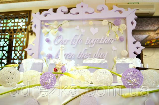 Декор із пінопласту на весілля , фото 1