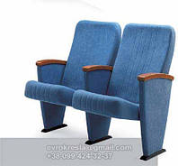 Театральное кресло для клуба синее недорого