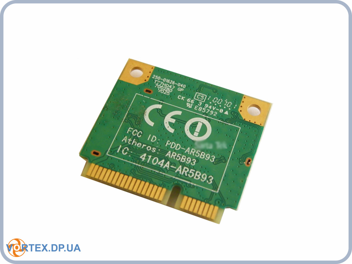 Wi-fi модуль HalfSize Mini PC Qualcomm Atheros AR5B93 802.11 b, g, n, 300Mbps #