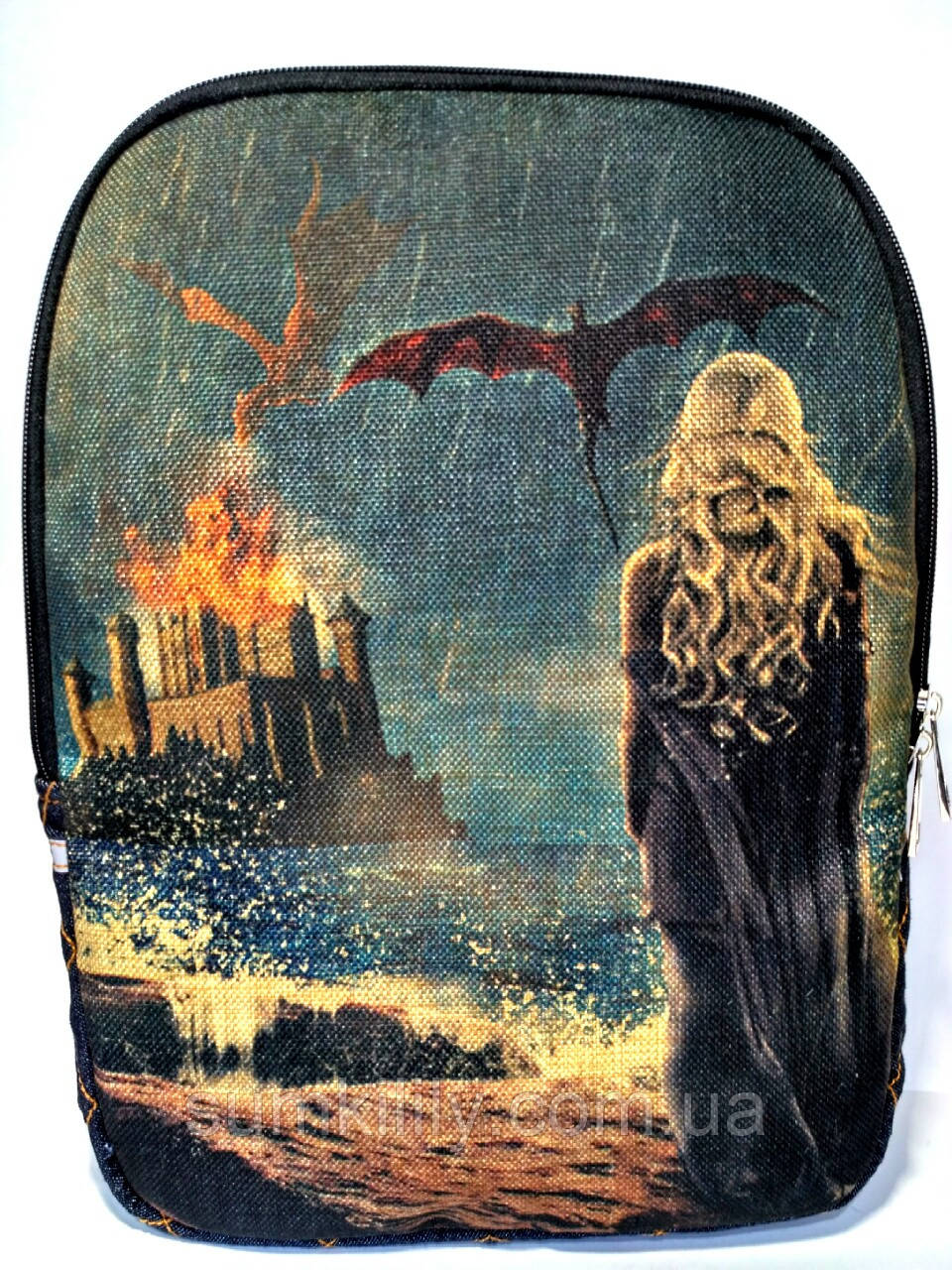 Джинсовий рюкзак Бурероджений, фото 1