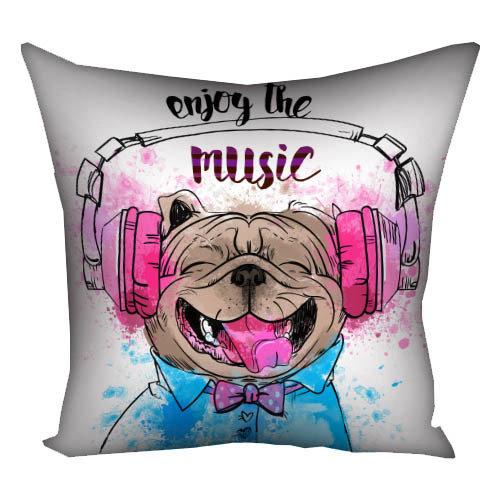 Подушка декоративна Musik подарунок оригінальний, фото 1
