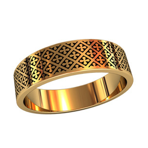 Орнамент Хрестики, Кільце, Обручка для двох, срібло, золото.