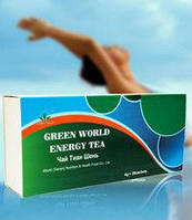 Чай Тіань Шень Green World тонізувальний. Зніме втому та стрес, додасть енергії.20 пак.по 4 г