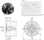 Вентилятор осей YWF-4E-315-S Weiguang, фото 2
