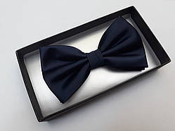 Синій атласний метелик під смокінг