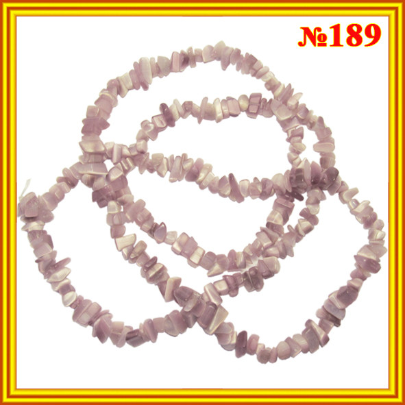 Відколи натурального каменю Бузковий Котяче Око