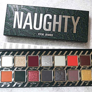 Тіні для повік KYLIE Jenner Holiday Collection Naughty (14 кольорів)