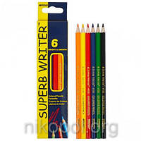 Набор цветных карандашей MARCO Superb Writer 4100-6CB, 6 цветов