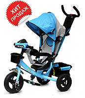 Детский велосипед Baby trike CT-61 голубой