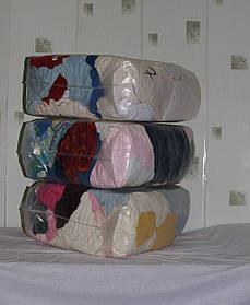 Вітош різана (кольорова постільна білизна) Обтиральні матеріали. (паковання 10 кг)