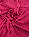 Тканина трикотаж "Мало" колір малина для платтів, блузок, виробів, шир 150 см, фото 3
