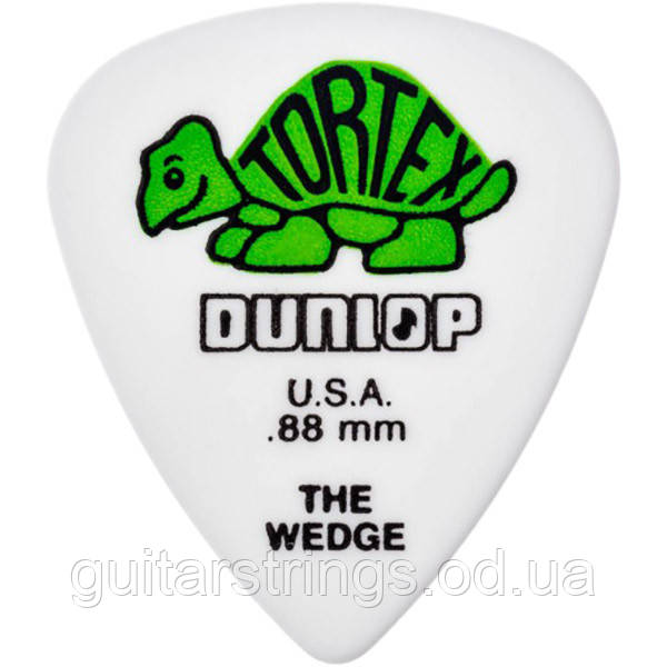Медіатор Dunlop 424R.88 Tortex Wedge 0.88 mm, фото 1