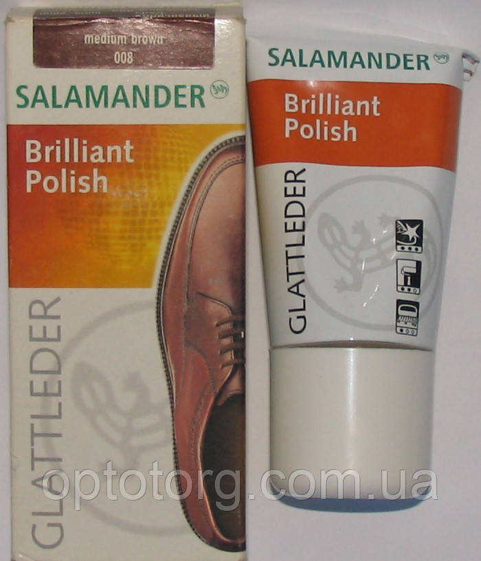 Крем Коричневий Brilliant Polish Salamander для гладкої шкіри 40 мл