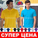 Чоловіча футболка поло Premium Fruit of the Loom, фото 6