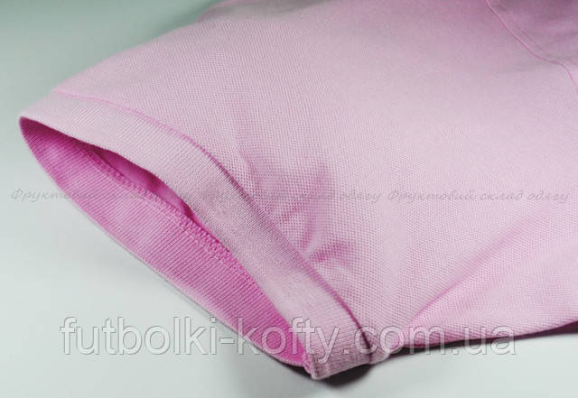 Світло-рожеве чоловіче поло 100% бавовна