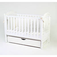 Кроватка для новорожденных Соня ЛД3 белая