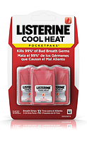 Полоски для освежения дыхания Listerine PocketPaks Breath Strips 72 пластинки