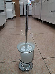 Йоршик для унітазу підлогова на підставці (матове скло)