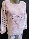 Зимові махрові піжами для жінок., фото 6