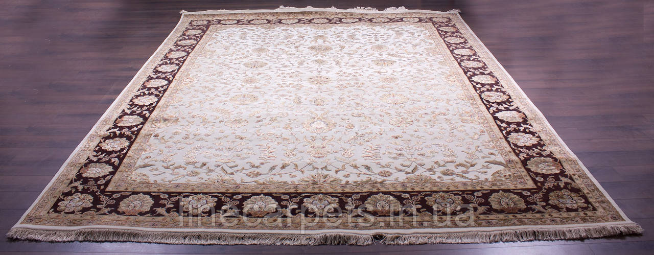 Класичний індійський килим із шовку та вовни