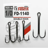 Двойной крючок Fanatik FD-1140 №1/0 DOUBLE HOOK