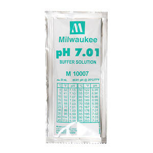 Буферний розчин для pH метрів pH 7.01 MILWAUKEE 20 мл, M10007, фото 3