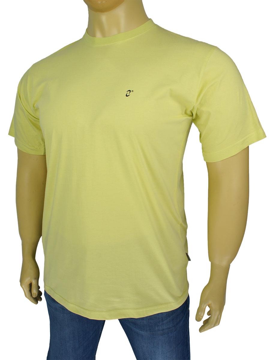 Бавовняна чоловіча футболка Neti MSY-001 жовтого кольору