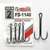 Двойной крючок Fanatik FD-1140 №2 DOUBLE HOOK