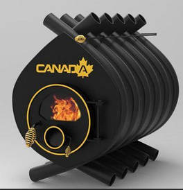 Булерьян, опалювальна піч «CANADA» «03» зі склом 27 кВт-700 М3