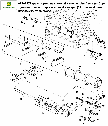 Транспортер похилої камери на John Deere 9680WTS, T670, W660, AZ102572