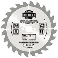 Диск пильный 190 х 30 мм, Z 24, по дереву Contractor CMT (K19024M-X10)