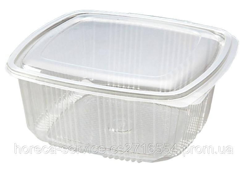 Ланч-бокс РЕТ з кришкою 510 мл., фото 1