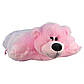 Іграшка-подушка трансформер Ведмедик 43 см Іграшка трансформер Подушка у вигляді іграшки М'яка подушка, фото 8