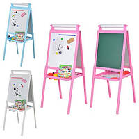 Дитячий підлоговий мольберт M 2058 двосторонній