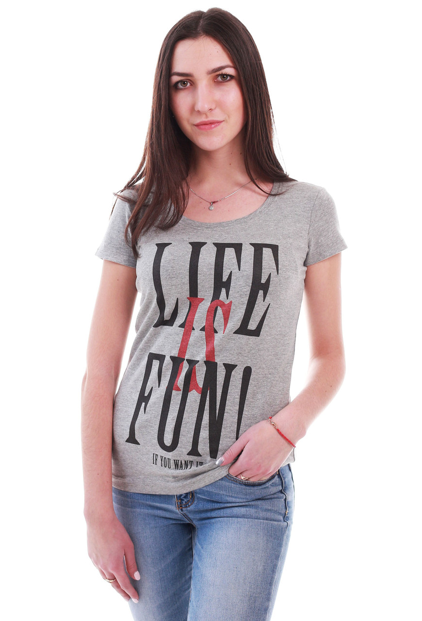 Футболка жіноча Life is Fun