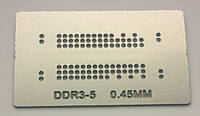 Трафарет BGA DDR3-5, шар 0,45 мм