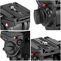 Видеоголова для штатива або монопода Kingjoy VT-3510 (голова аналог Manfrotto 701HDV), фото 3