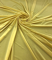 Тканина трикотаж "Масло" колір Світло-жовтий для платтів, блузок, виробів.